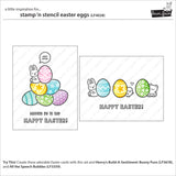 Stamp 'N Stencil Easter Eggs Lawn Cuts