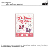 Folksy Sprig Border
