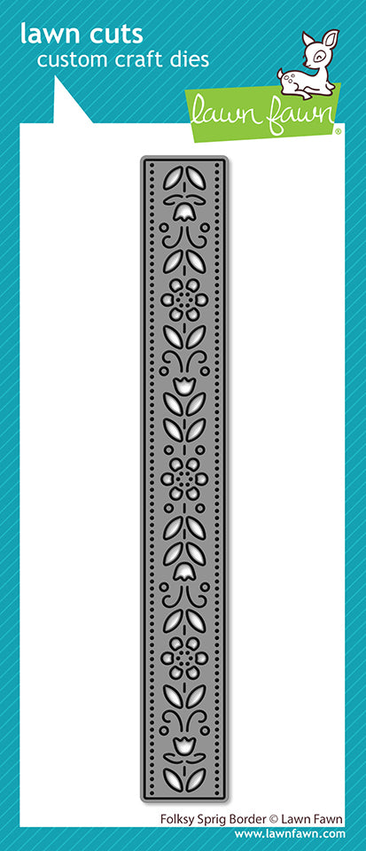 Folksy Sprig Border