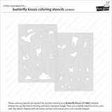 Butterfly Kisses Coloring Stencils