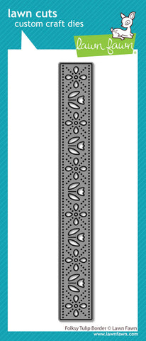 Folksy Tulip Border