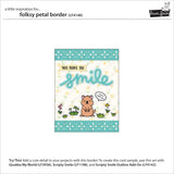 Folksy Petal Border
