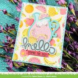 Fruit Salad Background Stencils