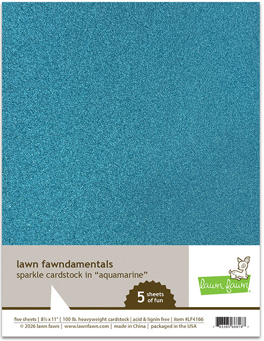 Sparkle Cardstock - Aquamarine