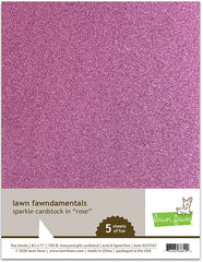 Sparkle Cardstock - Rose