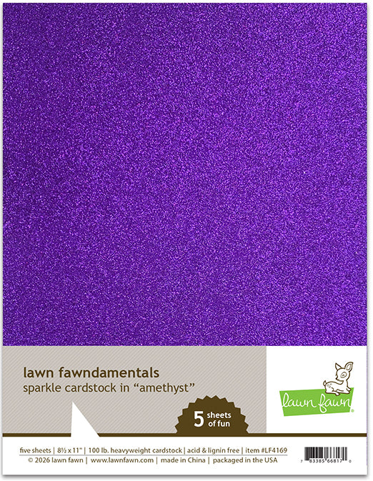 Sparkle Cardstock - Amethyst