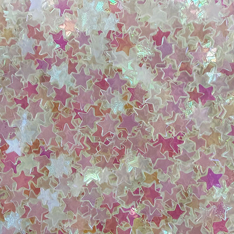 Iridescent Stars Confetti