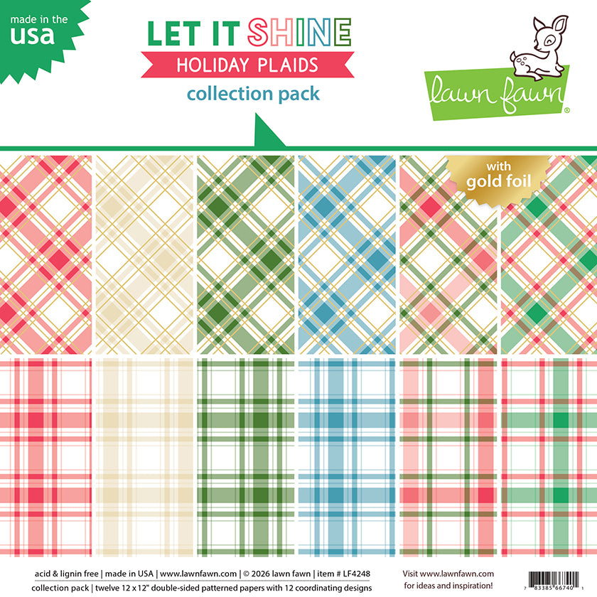 Let It Shine Holiday Plaids - Collection Pack