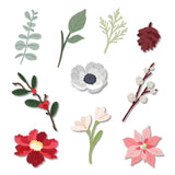 Lovely Layers: Mini Holiday Florals Honey Cuts