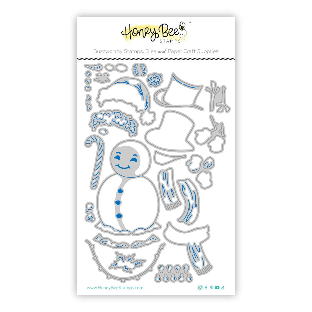 Lovely Layers: Vintage Snowman Honey Cuts