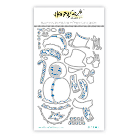 Lovely Layers: Vintage Snowman Honey Cuts