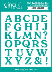 Large Alphabet Die