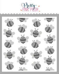 Layered Bees Stencil (3 Lyr)