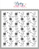 Layered Blooming Vines Stencils (2 Lyr)
