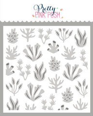 Layered Coral Stencils (2 Lyr)