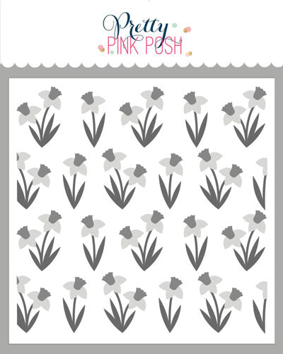 Layered Daffodils Stencils (3 Lyr)