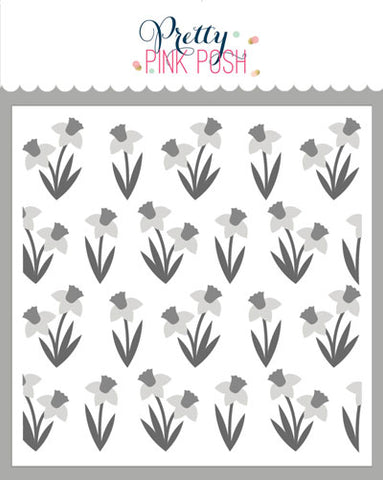 Layered Daffodils Stencils (3 Lyr)