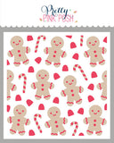 Layered Gingerbread Stencil (2 Lyr)