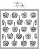 Layered Halloween Candy Apples Stencil (3 Lyr)