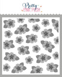 Layered Hibiscus Stencil (3 Lyr)