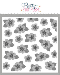 Layered Hibiscus Stencil (3 Lyr)