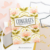 Layered Lotus Stencil Pack (6 qty; 4.75 x 6)