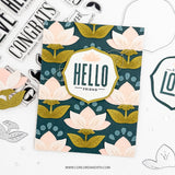 Layered Lotus Stencil Pack (6 qty; 4.75 x 6)