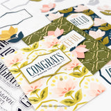 Layered Lotus Stencil Pack (6 qty; 4.75 x 6)