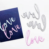 Layered Love Word Die Set