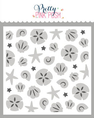Layered Seashells Stencils (2 Lyr)