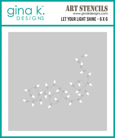 Let Your Light Shine Stencil