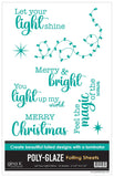 POLY-GLAZE Foling Sheets - Let Your Light Shine