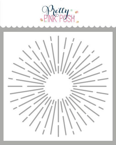 Line Burst Stencil