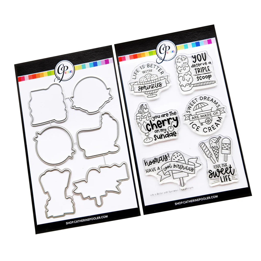 Life is Better with Sprinkles Stamp and Die Bundle