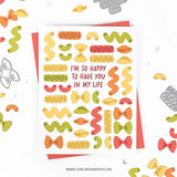 Lotsa Pasta Turnabout™ Stamp Set (6" x 8")
