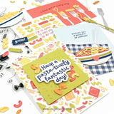 Lotsa Pasta Turnabout™ Stamp Set (6" x 8")