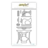 Lovely Layers:  Antique Sewing Table Honey Cuts