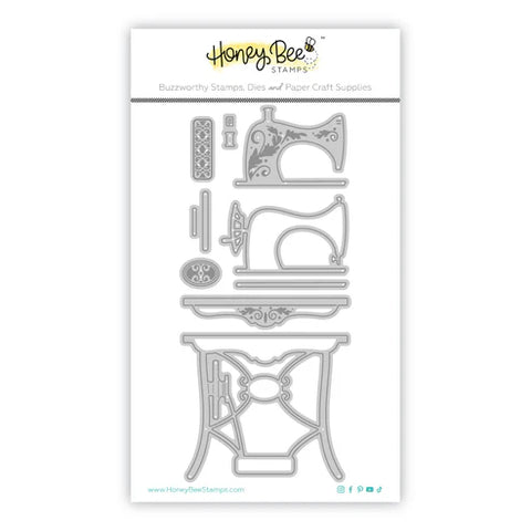 Lovely Layers:  Antique Sewing Table Honey Cuts