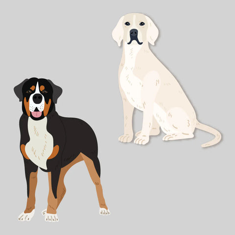 Lovely Layers: Large Dogs Honey Cuts