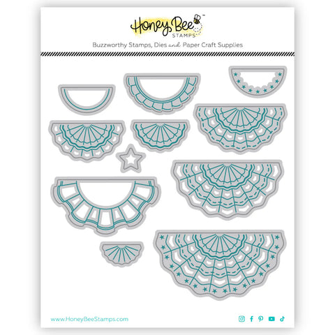 Lovely Layers: Bunting Honey Cuts