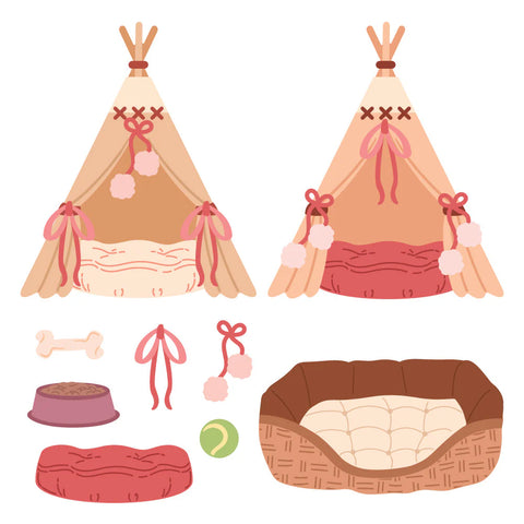 Lovely Layers: Dog Beds Honey Cuts