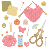 Lovely Layers: Stitching Elements Honey Cuts