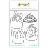 Lovely Layers: Coffee Cup Swirls Add-on Honey Cuts