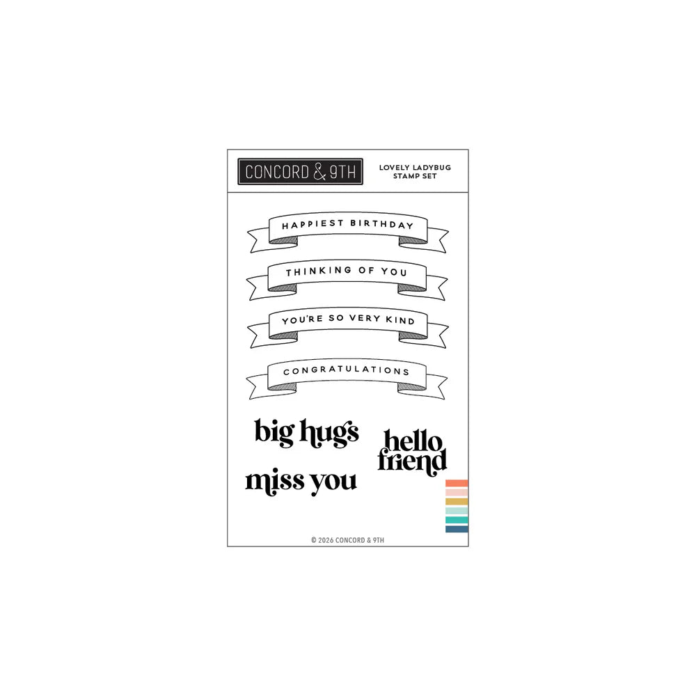 Lovely Ladybug Stamp Set (4 x 6)