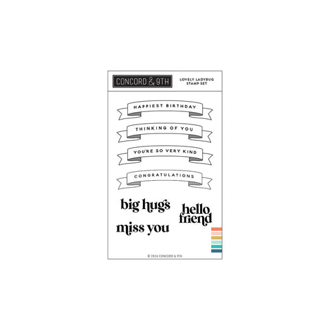 Lovely Ladybug Stamp Set (4 x 6)