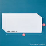 5 Pack Magnetic Sheets from Totally Tiffany - 9" X 4"