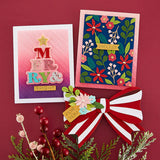 Peppermint Stripes Embossing Folder from the Merry & Bright Collection