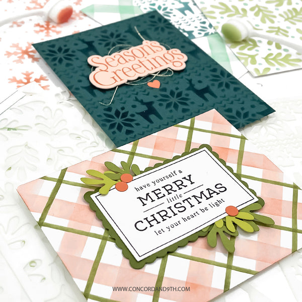 Merry Mix Stencil Pack (6 qty; 6 x 6) – Bumbleberry Papercrafts Ltd