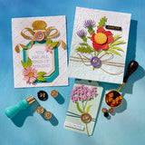 Flower Mini 3D Wax Seal from the Mini Wax Seals Collection