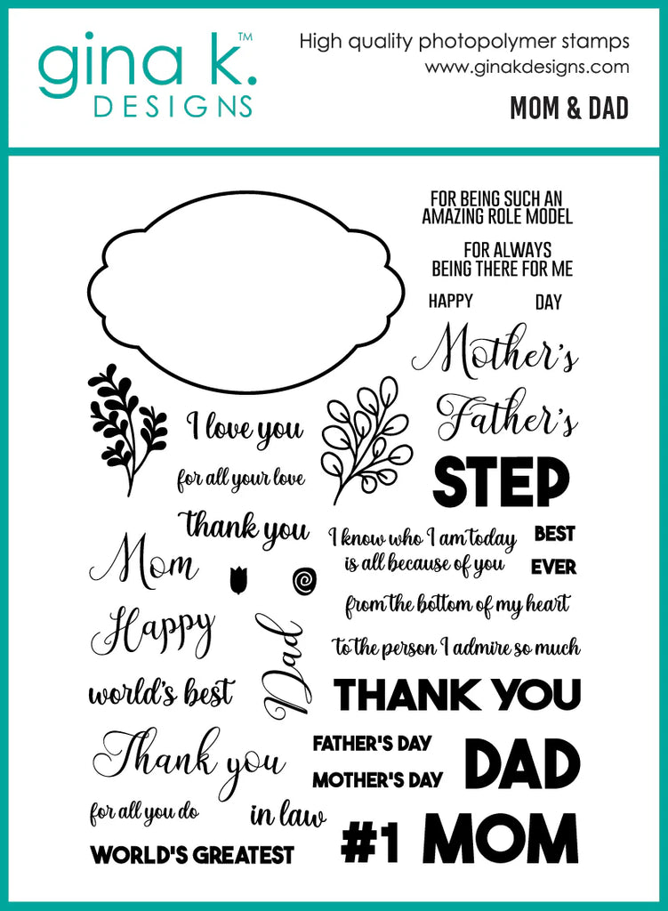 Mom and Dad Stamp Set